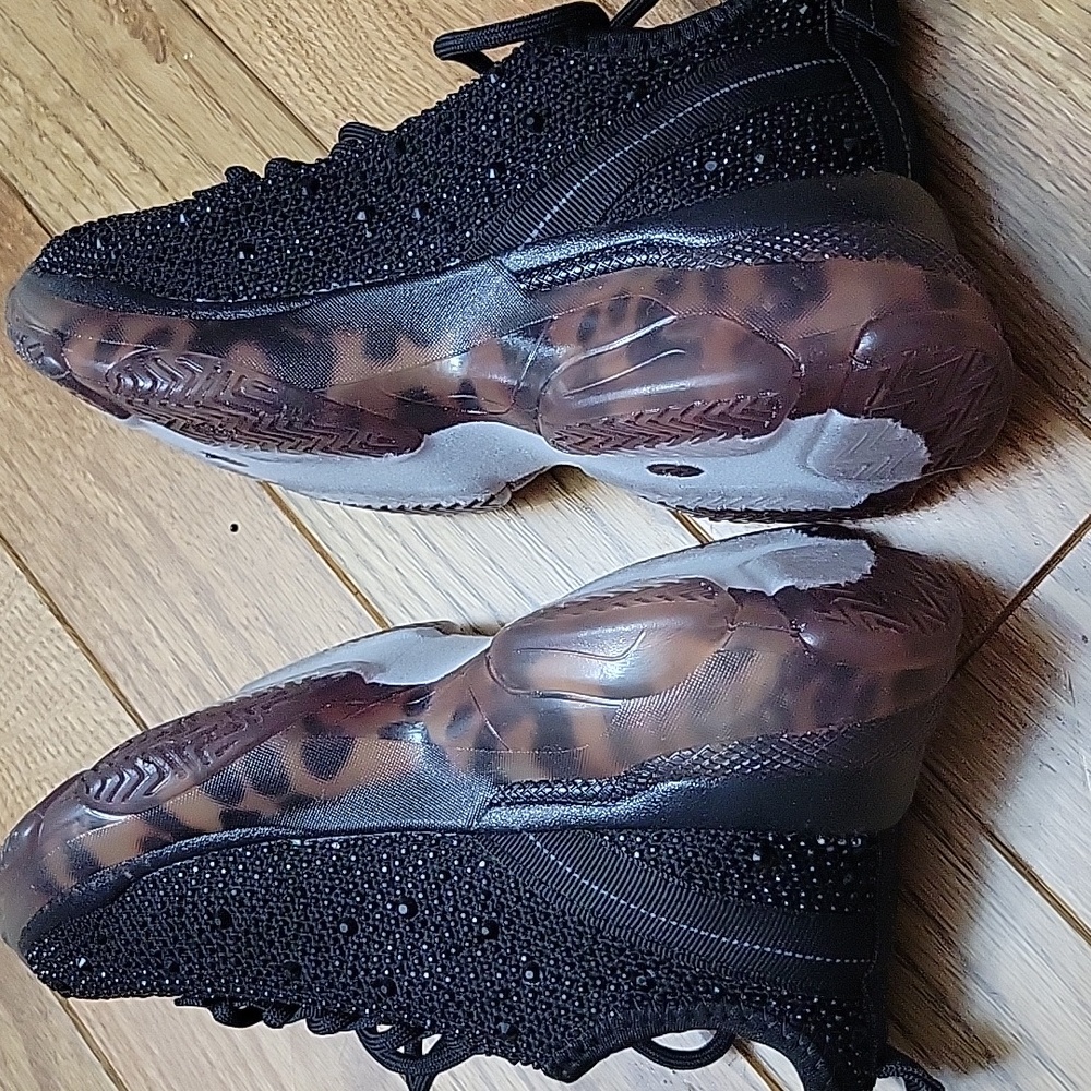Very G HELLA Black Rhinestone Sneakers - Picture 8 of 10